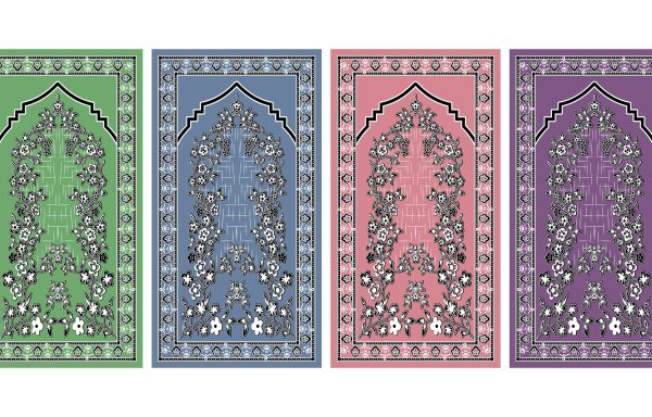 Sajadah Batik Pastel Bunga