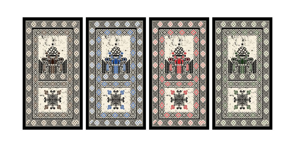 Sajadah Batik Warna